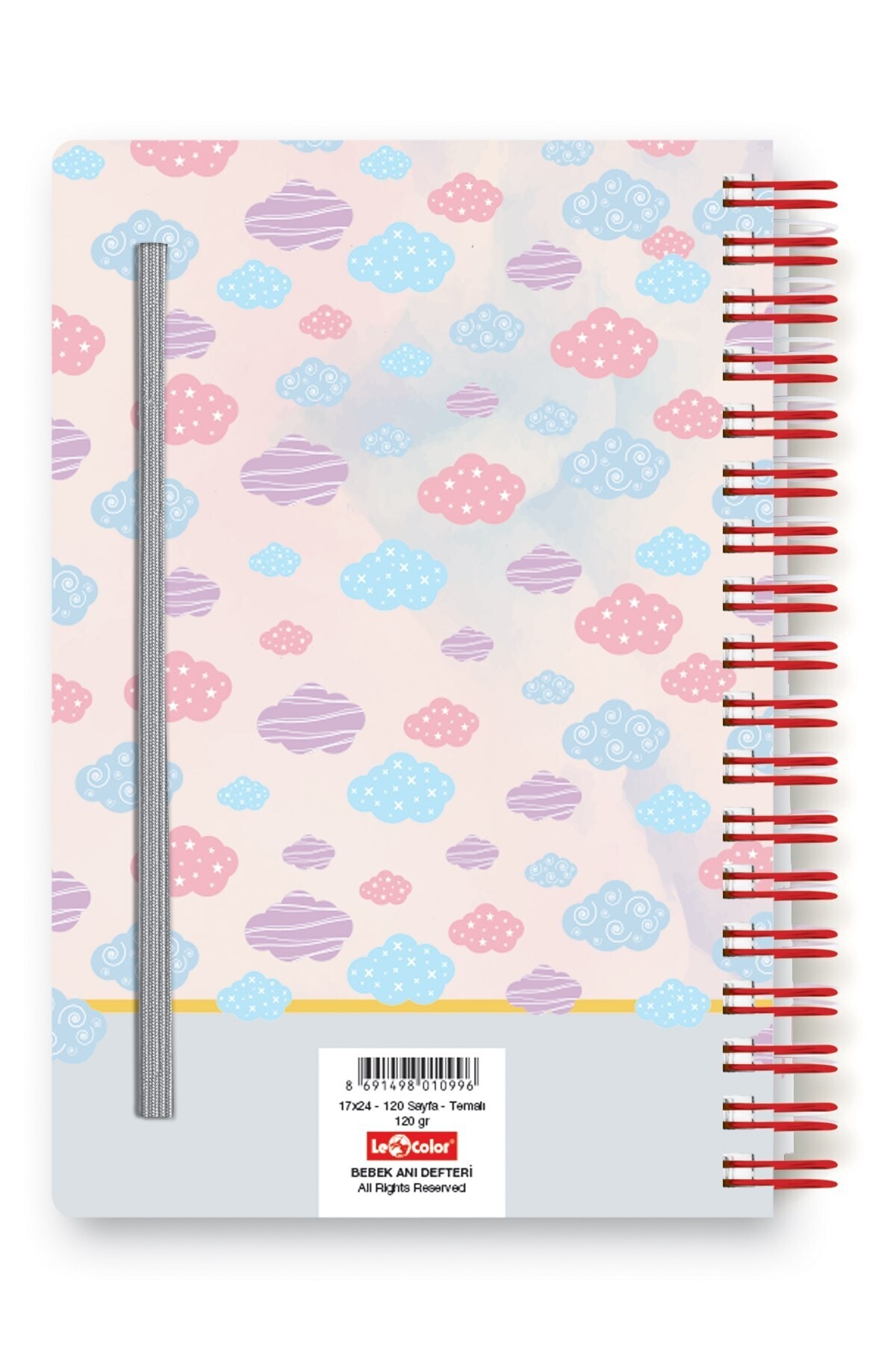 Le Color Bebek Anı Defteri ve Hamile Albümü Pembe + Sticker fotoğrafı 2 (önizleme)