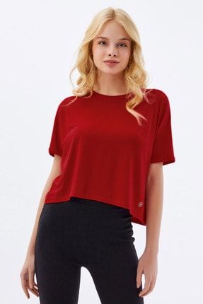 Kadın Basic Armalı T-Shirt P21S201-9212