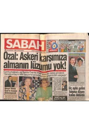 Sabah Gazetesi 24 Haziran 1992 - Kıbrıs'ta Sahte Dolar Paniği ! Gz83452 GZ83452