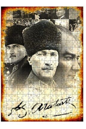 Ahşap Mdf Puzzle Yapboz Hediyelik Mustafa Kemal Atatürk 255 Parça 35*50 Cm TYC00354440942