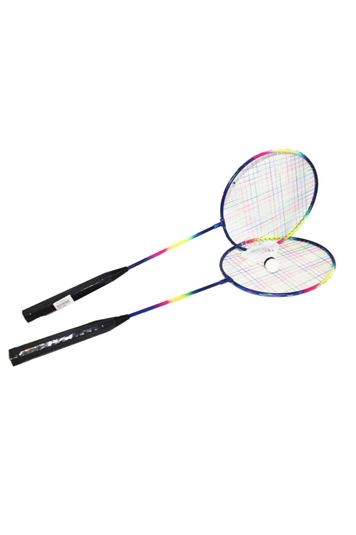 pekial Bedminton Raket Seti Renkli