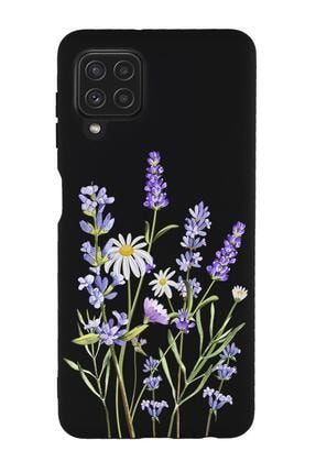 Samsung Galaxy A22 Uyumlu Lavender Desenli Premium Silikonlu Lansman Telefon Kılıfı MCTSA22SAMS205