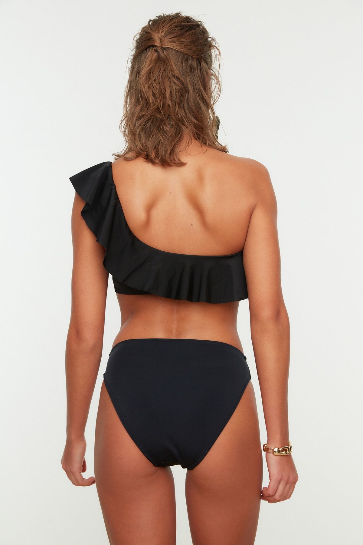Trendyol Collection-Schwarze reguläre Bikinihose TBESS21BA0228 4