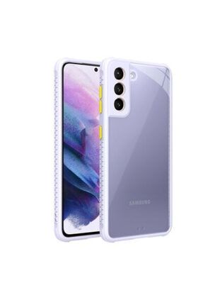 Samsung Galaxy S21 5g Kılıf Kamera Korumalı Şık Tasarım Şeffaf Silikon Kapak SKU: 42758