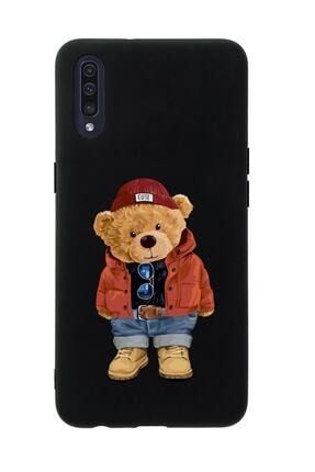Samsung A50 Teddy Bear Premium Silikonlu Telefon Kılıfı MCANDLTDDYBR256