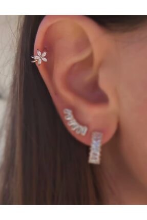 Arescollection Cerrahi Çelik Rosegold Tragus Helix Rook Halka Piercing