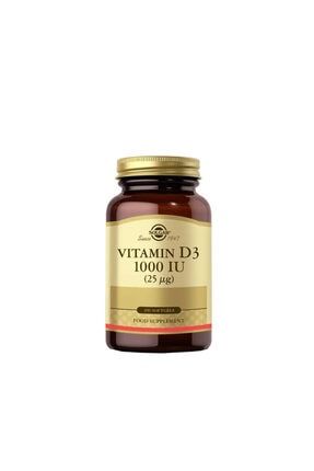 Vitamin D3 1000 Iu 25 Mcg 100 Yumuşak Kapsül SOLGAR-81