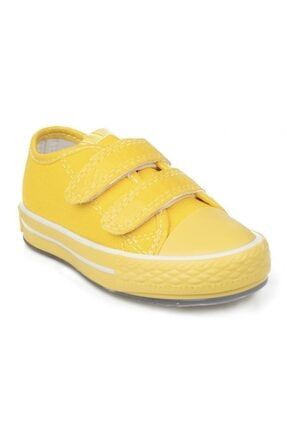4030 Çhuck Sarı Işıklı Ortopedik Keten Spor Ayakkabı 4030 sarı