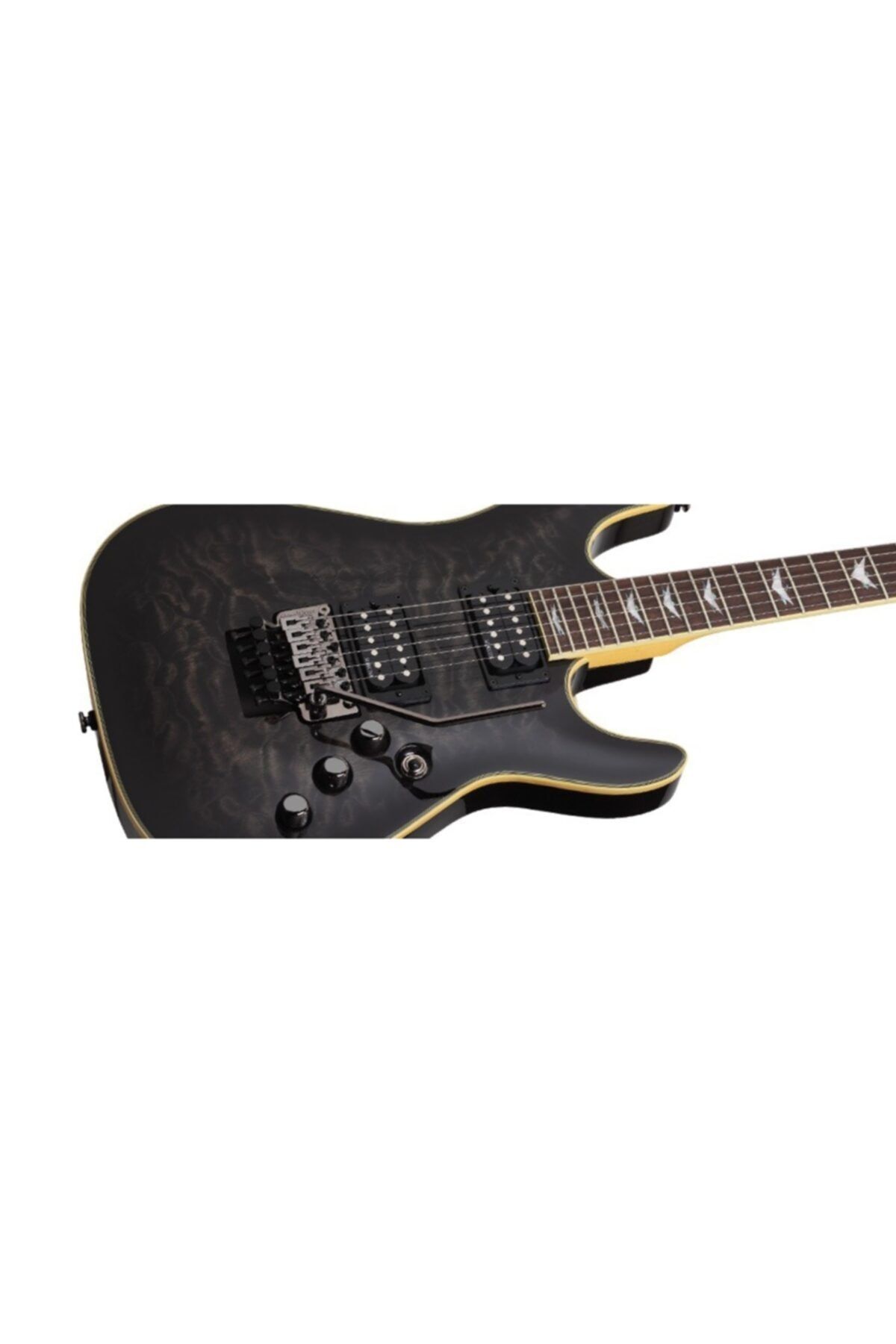 Schecter omen extreme 6 hotsell see thru black