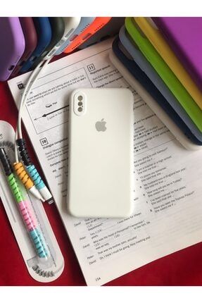Iphone X/xs Uyumlu Logolu Lansman Kılıf ve Kablo Koruyucu XKILIFKORUYUCU