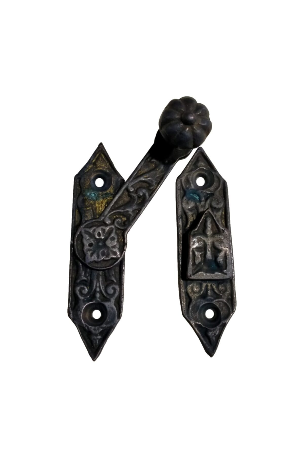 TNÇR Antik Oksit Kapı Kepenk Pencere Mandalı Kancası Prinç D-31