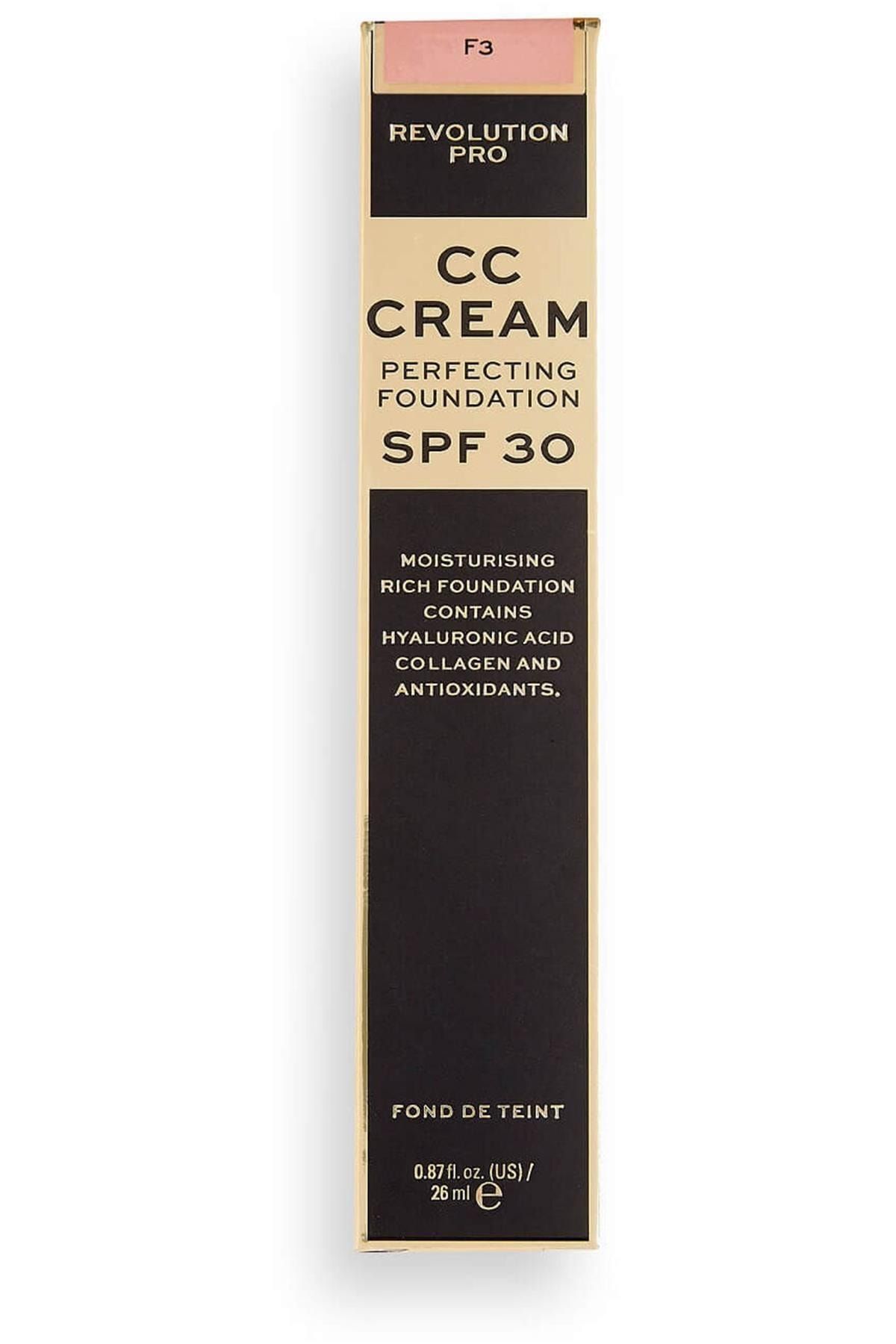کرم پودر بنیاد F3 PERFECT CC SPF 30 26 میل Revolution Pro
