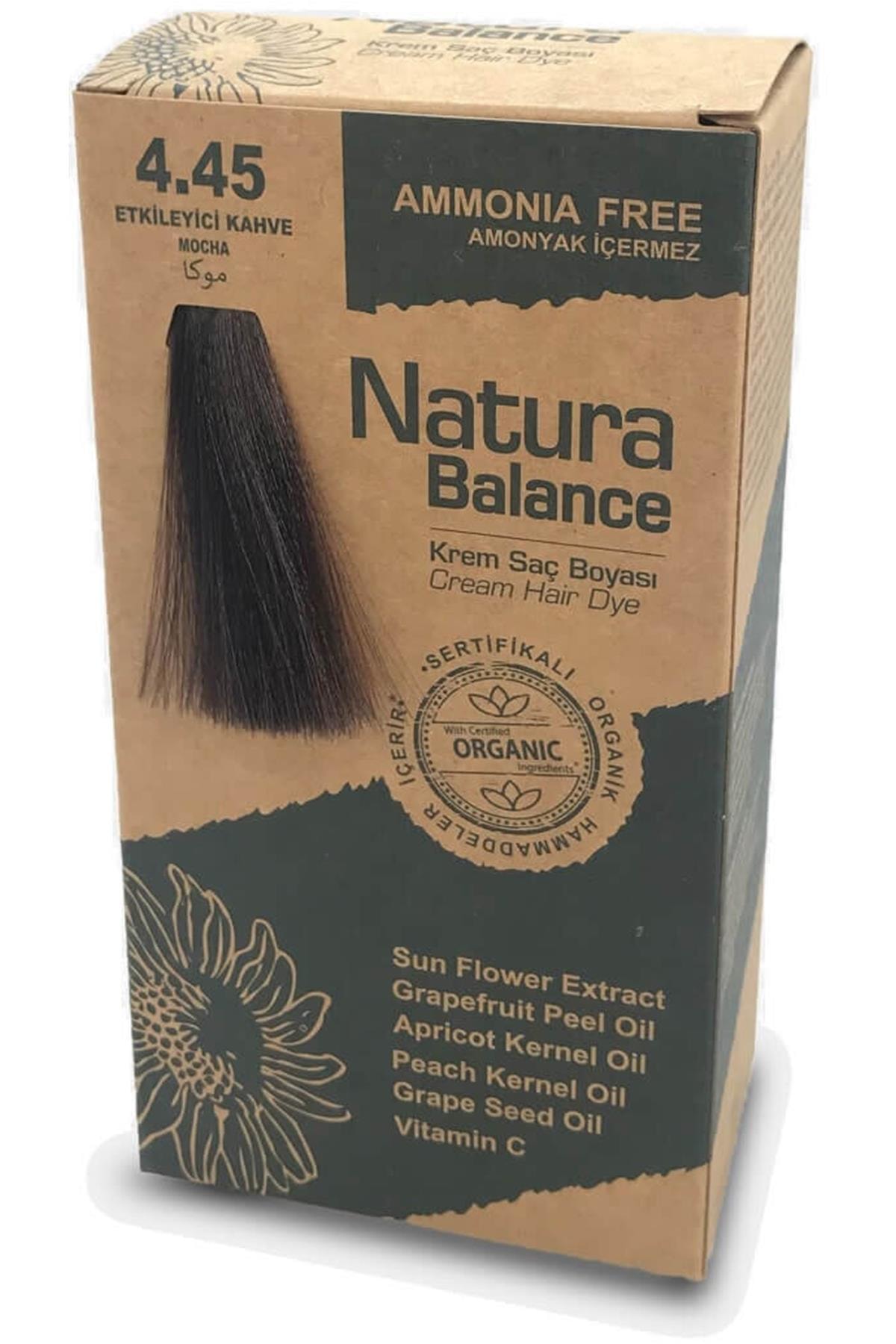 Nature Marka: Natura Balance Kit Saç Boyası Kahve 4.45 Kategori: Saç Boyası