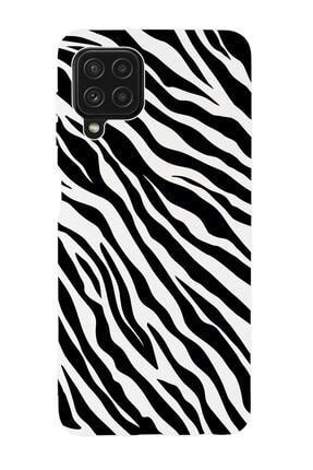 Samsung Galaxy A22 Uyumlu Zebra Pattern Desenli Premium Silikonlu Lansman Telefon Kılıfı MCTSA22SAMS661