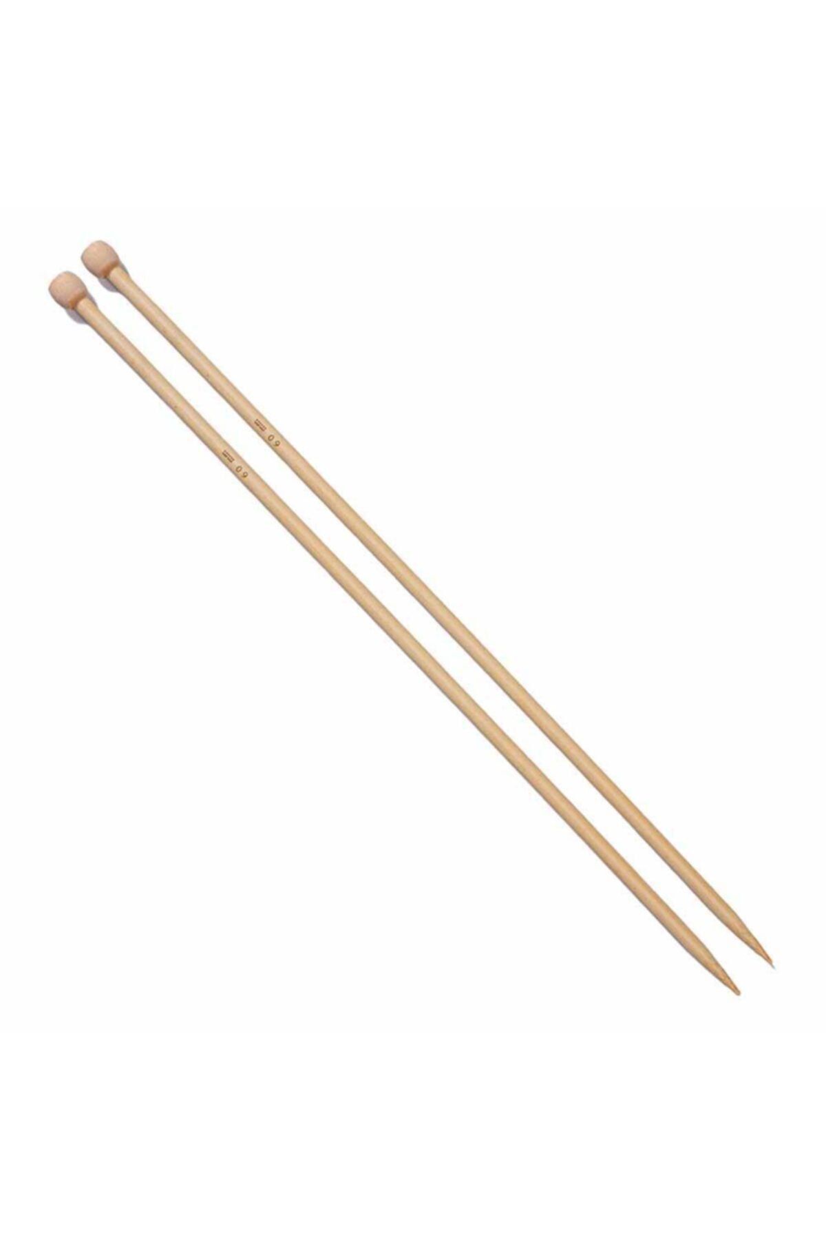 Sultan-35 cm Bamboo Knitting Skewer - No:8 1