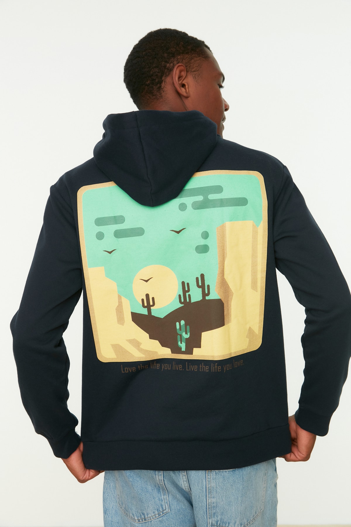 Trendyol Collection Sweatshirt Dunkelblau Regular Fit
