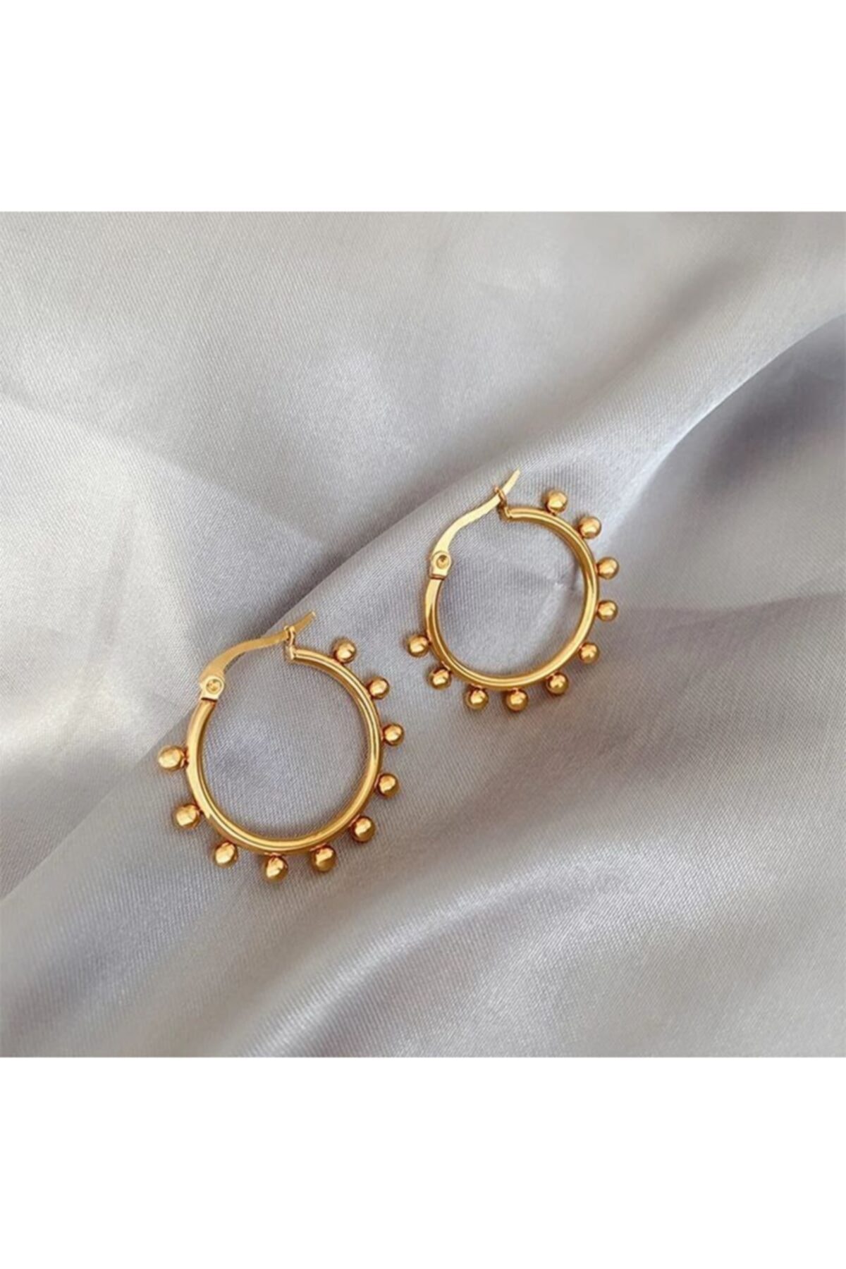 Lelia Çelik Gold Küpe 5