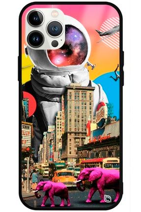 Iphone 13 Pro Premium Kolaj Desenli Glossy Telefon Kılıfı kolajglossy_196