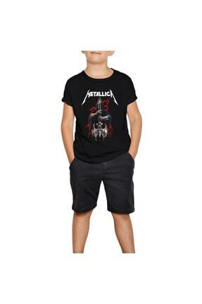 Metallica Gitarist Siyah Çocuk Tişört ZC4173
