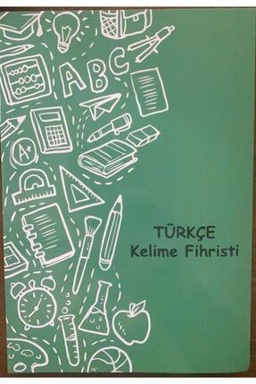 Türkçe Kelime Defteri Fihristi, Eğitici Sözcükler, Kelime Kitabı FHR02