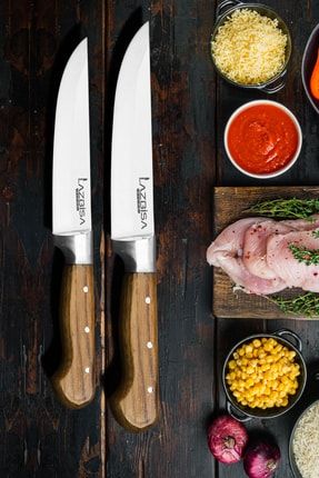2'li Mutfak Bıçak Seti Et Ekmek Meyve Sebze Bıçağı srm2-3