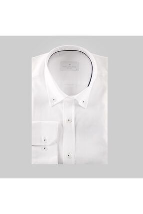 Erkek Uzun Kollu Beyaz Gömlek PM3302-02-00001