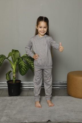 Çocuk Manşetli Pijama Takımı BC1