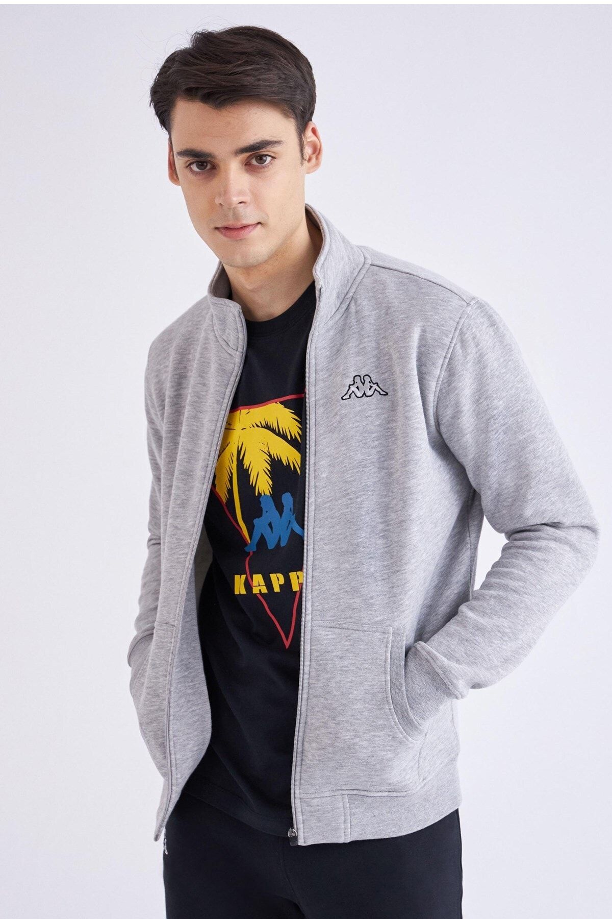 Kappa grey jacket hotsell