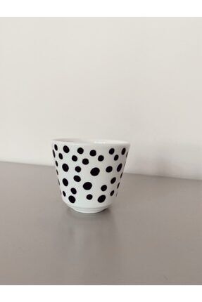 Black-dots Porselen Kulpsuz Mug-220cc LVSHMPRCLN366