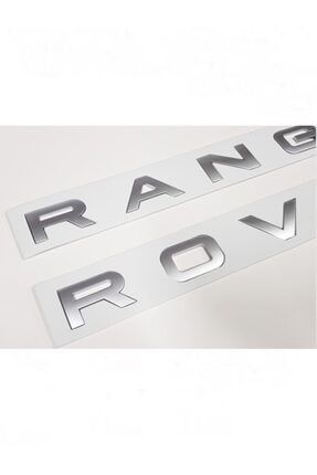 Range Rover Sport Kaput Yazısı Mat Gri 1004