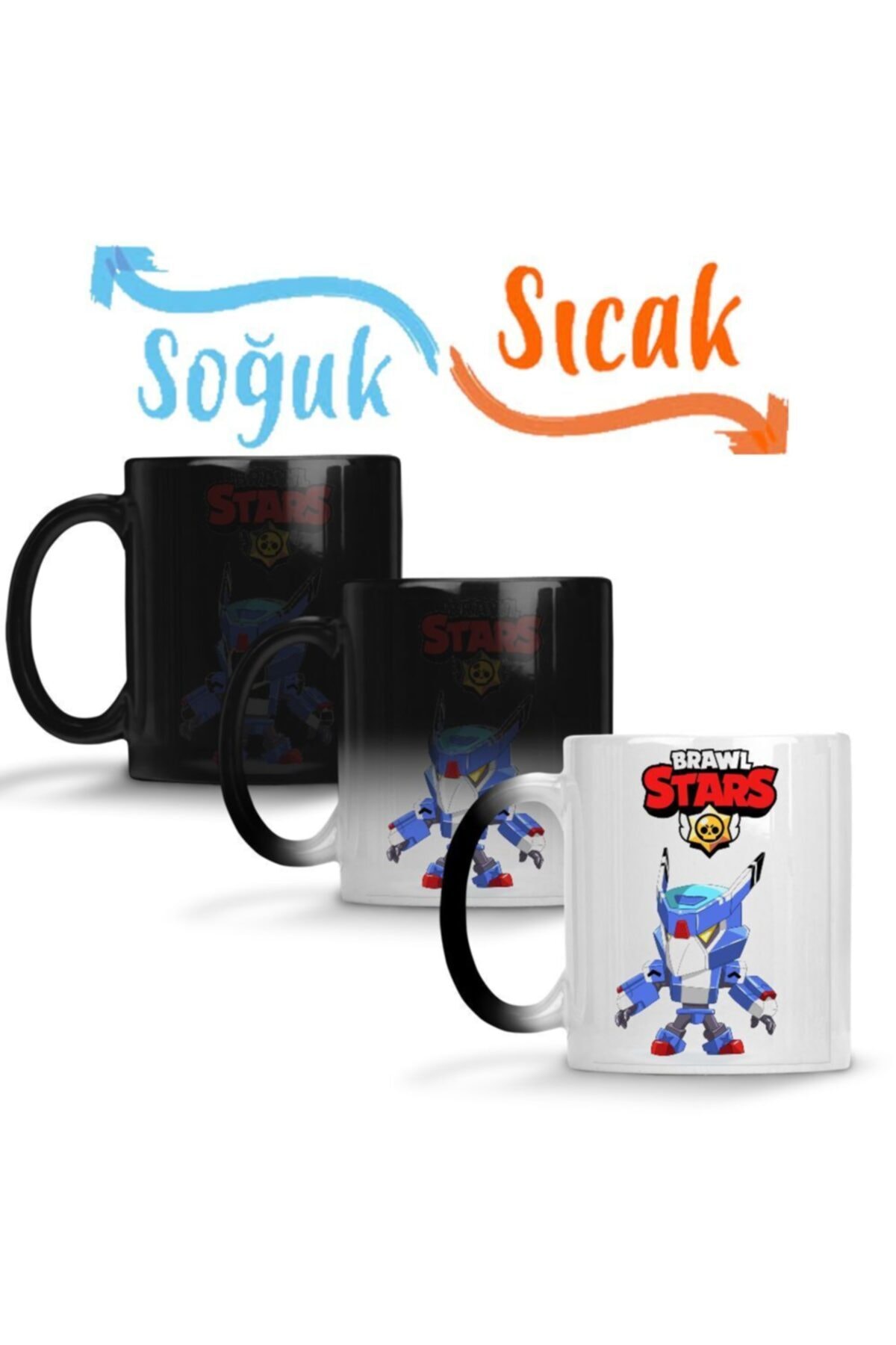 Brawl Stars Dark Mecha Crow Magic Mug Glass Porcelain