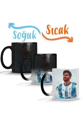 Messi Argentina Sihirli Kupa Bardak Porselen SK6138