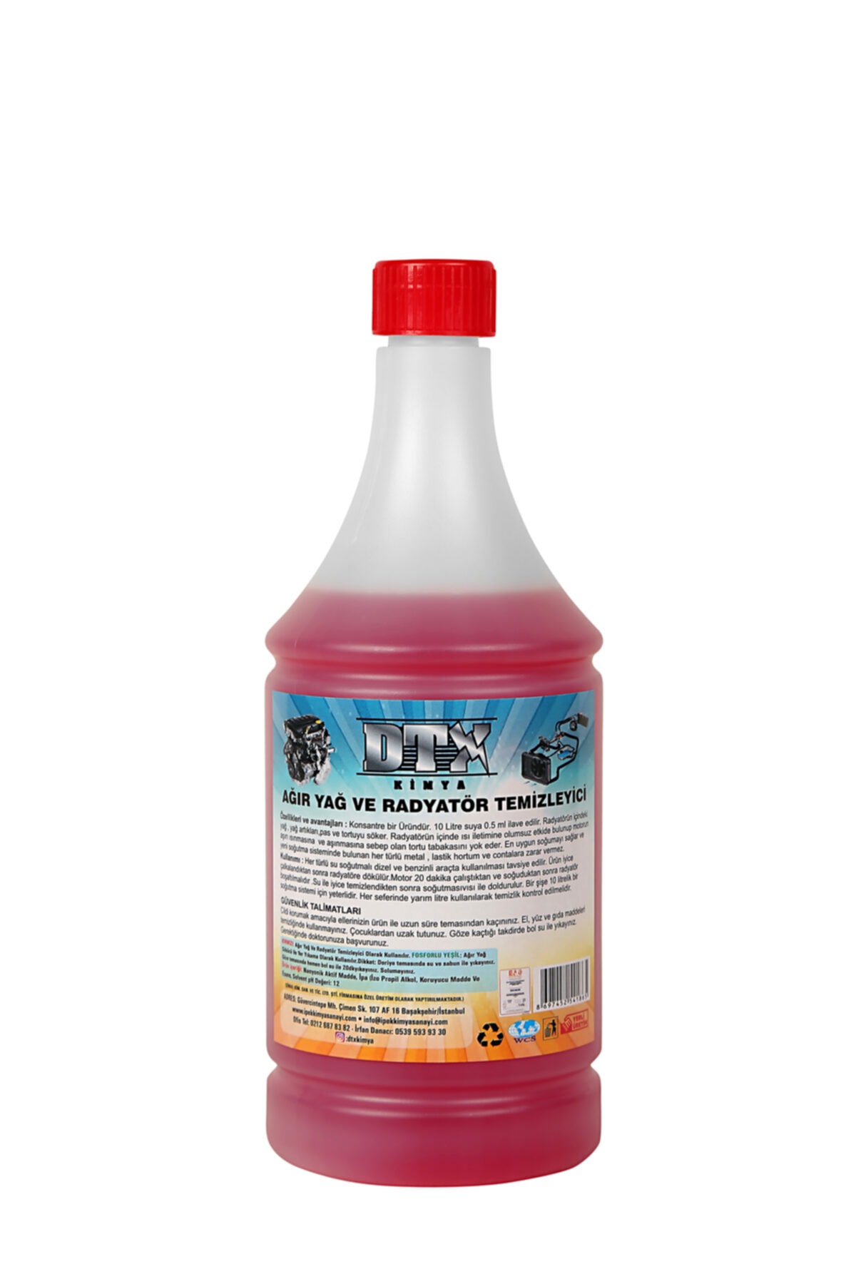 Oto Kalorifer, Radyatör Ve Petek Temizleyici 1 Litre