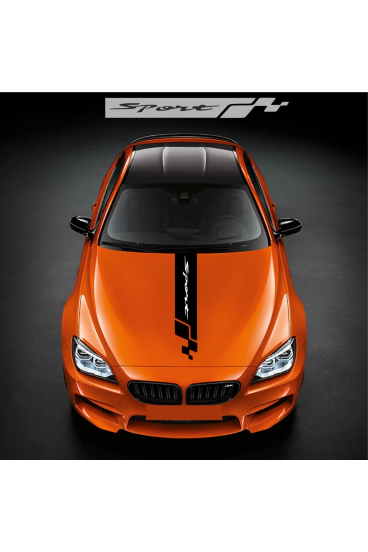 Erzline-Chevrolet Kalos Compatible Front Hood Auto Sticker 2