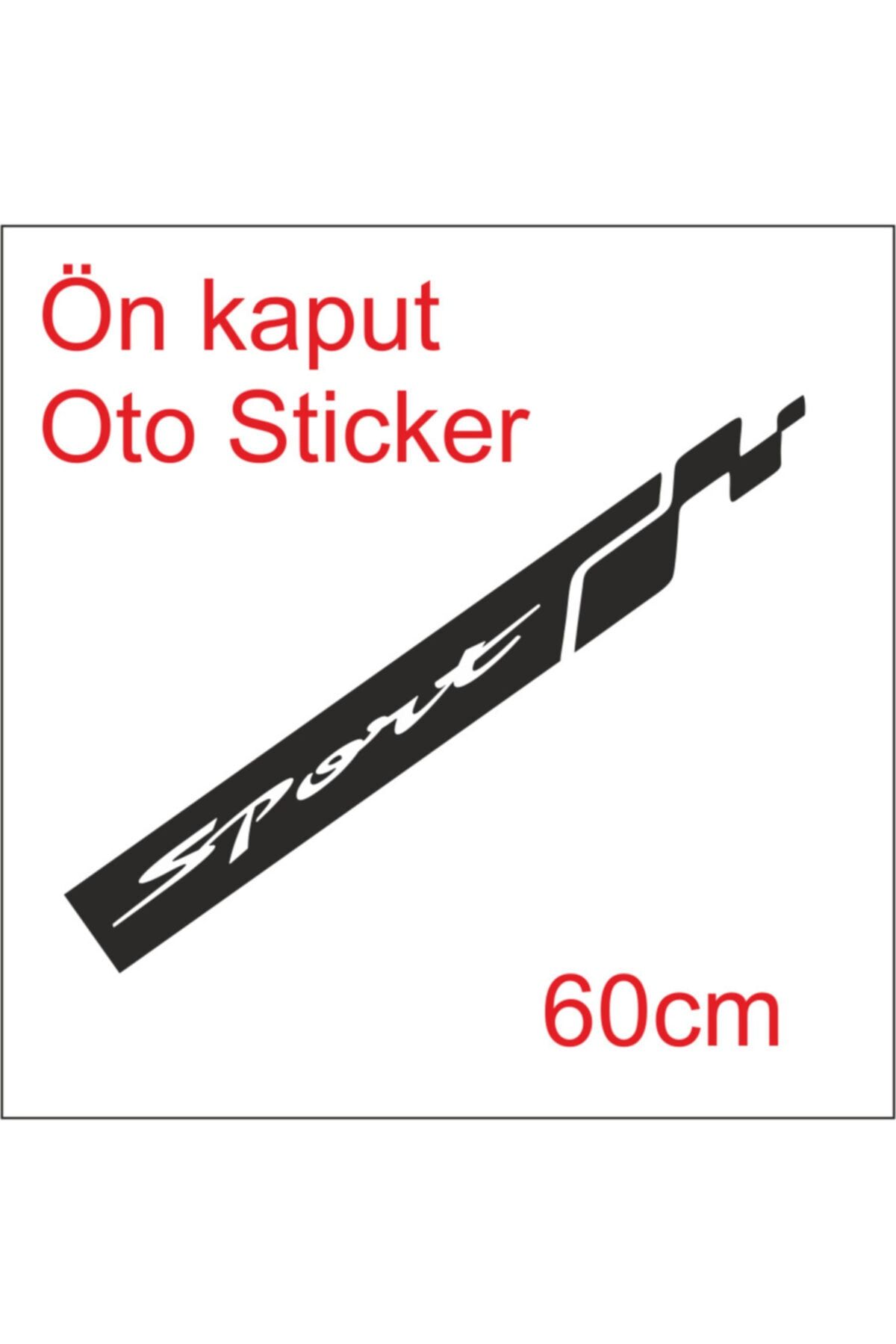 Erzline-Chevrolet Kalos Compatible Front Hood Auto Sticker 4