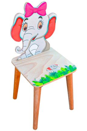 Ahşap Fil Çocuk Sandalyesi ART0078-268