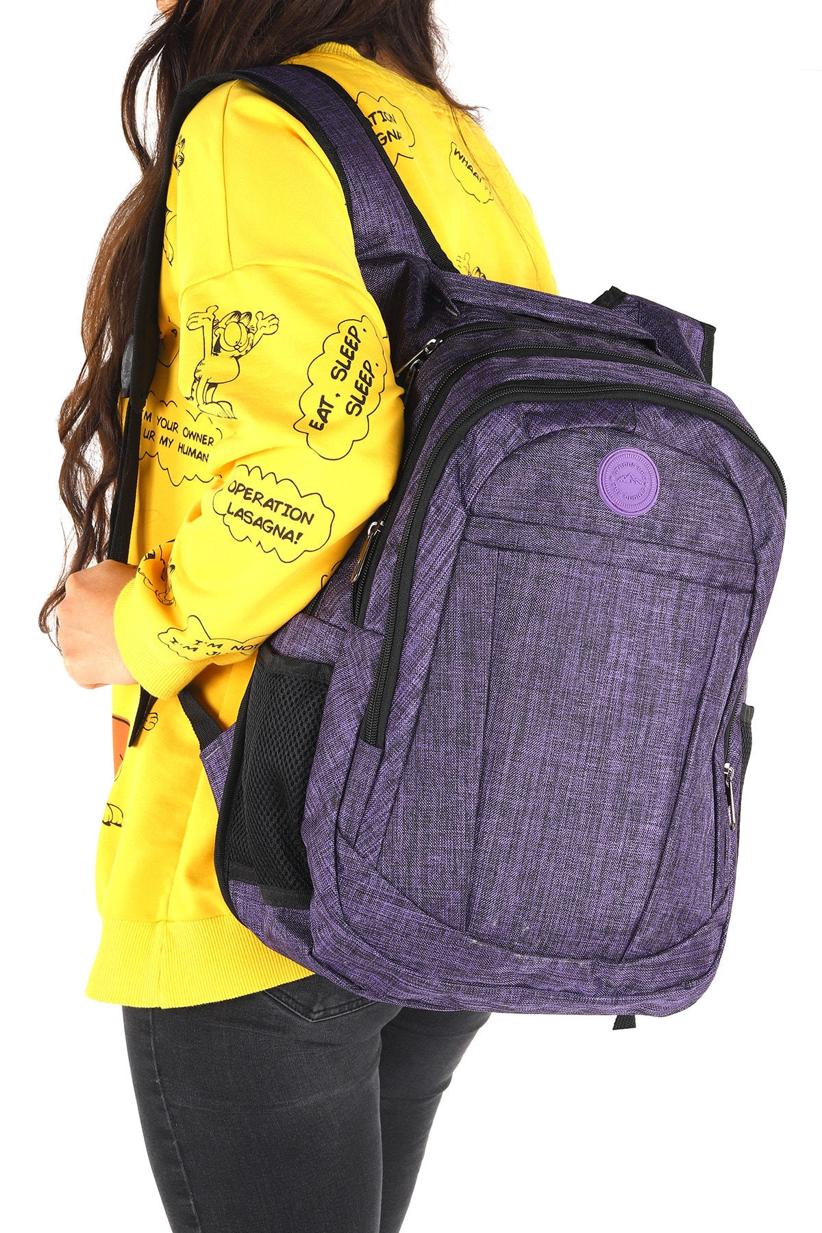 کوله پشتی زنانه بنفش Strong Bag | STRBGOKL19 اورجینال - تصویر 6