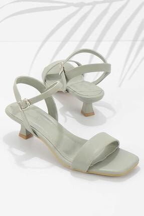 Su Yeşili Kadın Klasik Topuklu Ayakkabı K05688350909