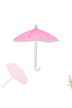 Dekoratif Süs Şemsiyesi, 25 Cm - Pembe 585-P