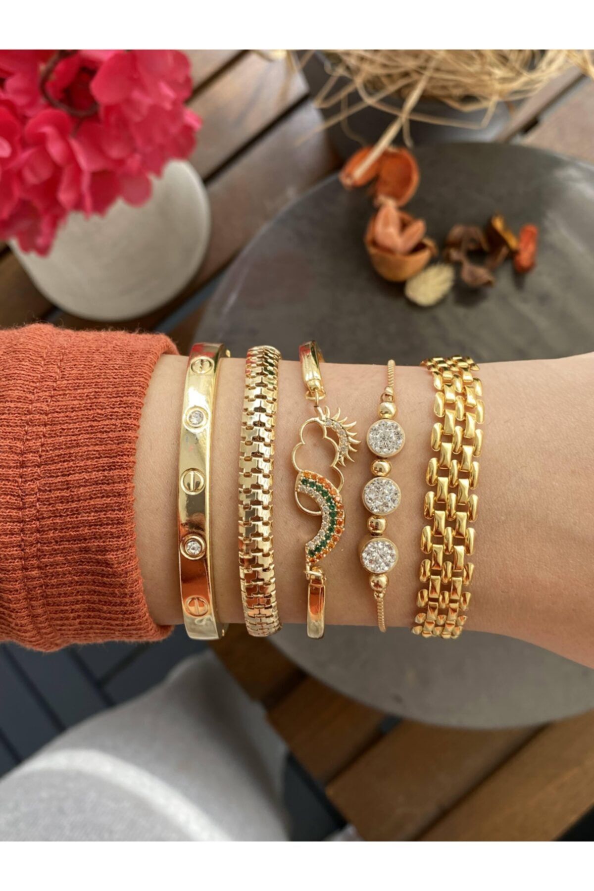 Gold plated shop bracelet women's