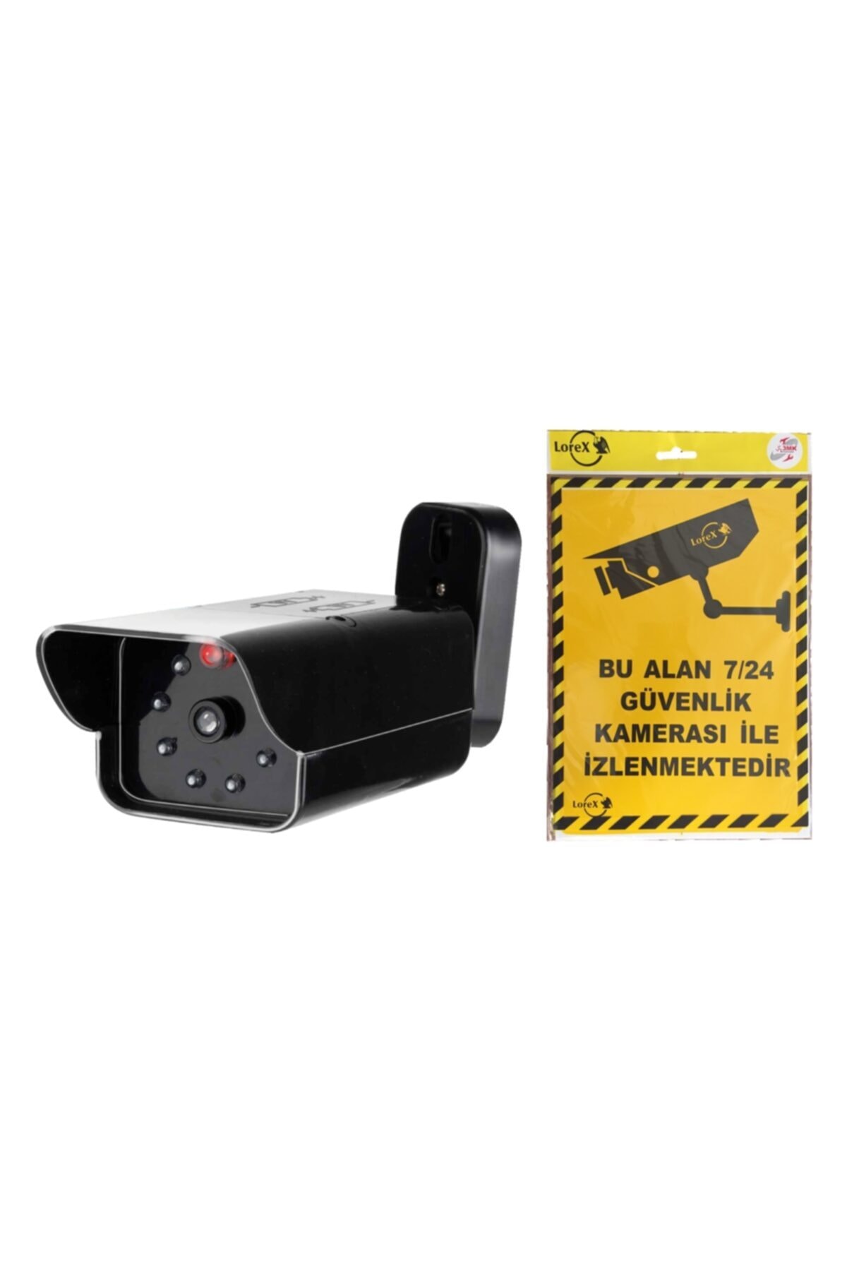 LOREX Lr-d12ır Caydırıcı Kamera + Bu Alan 7&24 Güvenlik Kamerası Ile Izlenmektedir Yazısı