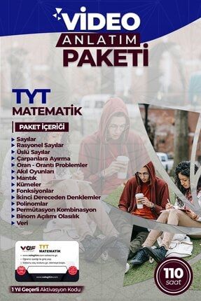 Vaf Tyt Matematik Video Anlatım Paketi 110 Saat 1000123456828