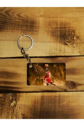 Nba Michael Jordan Bulls Basketbol Lakers Ince Metal Anahtarlık PNRMANHTR2037