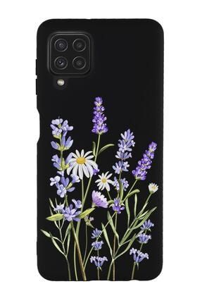 Samsung Galaxy M32 Uyumlu Lavender Desenli Premium Silikonlu Lansman Telefon Kılıfı DijimediaBaskılıSeri-M32-1006