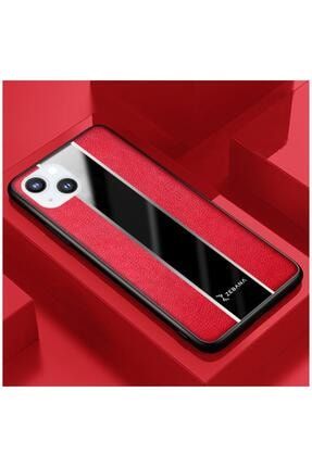 Iphone 13 Uyumlu Kılıf Premium Deri Kılıf Kırmızı 1994-m537