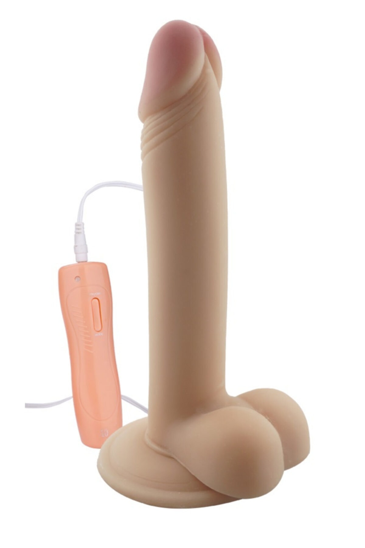 21 Cm Soft Dokuda 10 Titreşim Fonksiyonlu Oynar Başlıklı Belden Bağlamalı Realistik Vibratör Penis 4