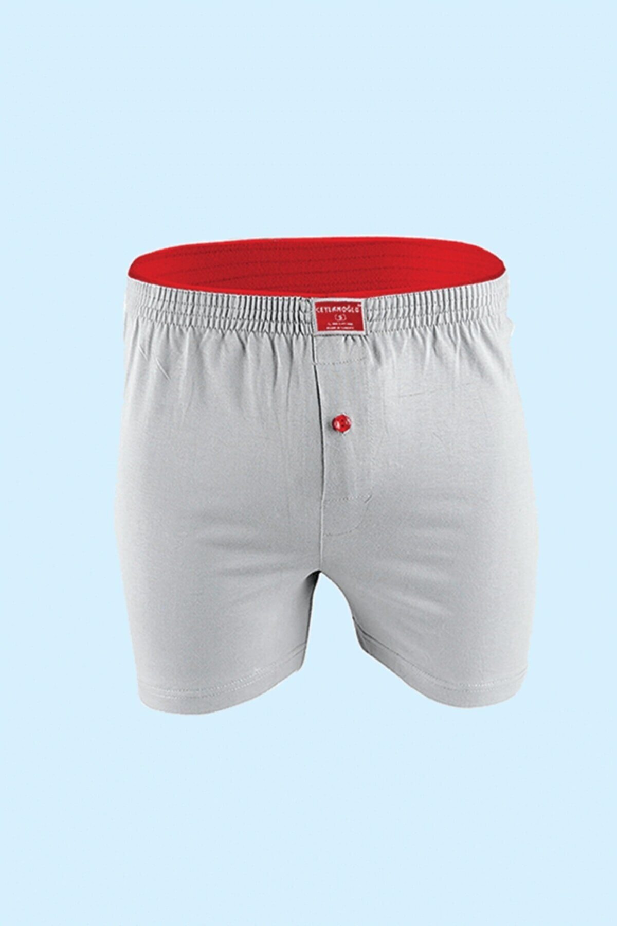 باکسر مردانه خاکستری Ceylanoğlu | 5003289 اورجینال - تصویر 2