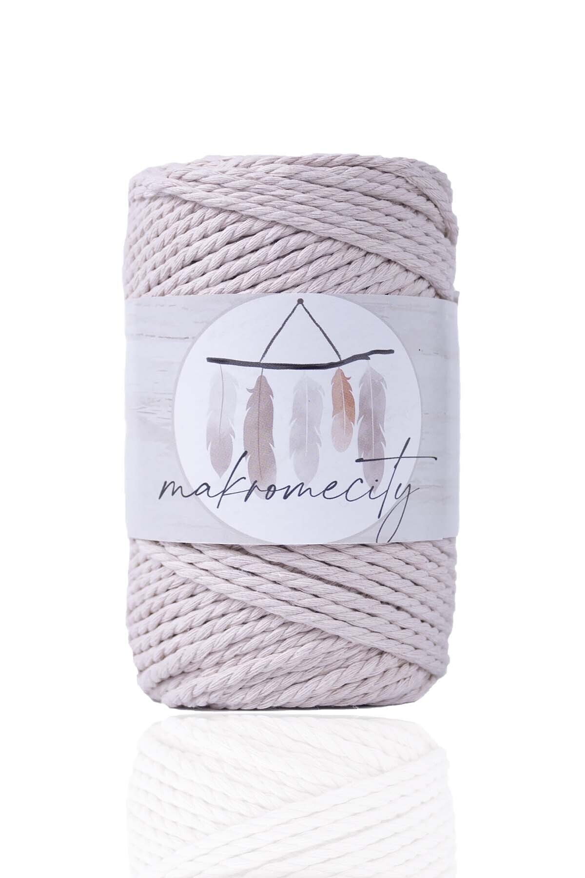 3 Twist Cotton Macrame Rope 3mm Three Twist Scanned Macrame Rope Rope 250 Gr Baby Pink