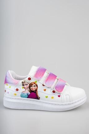 Ortapedik Cırtlı Beyaz Çocuk Ayakkabı CMR130201