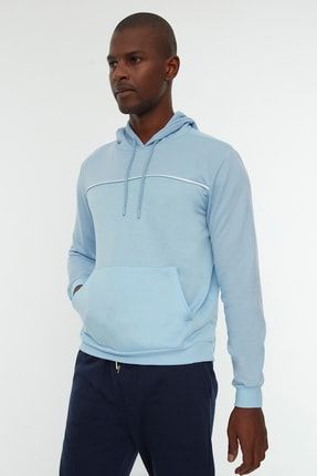 Mavi Erkek Regular Fit Kapüşonlu Pamuklu Sweatshirt TMNAW21SW0366